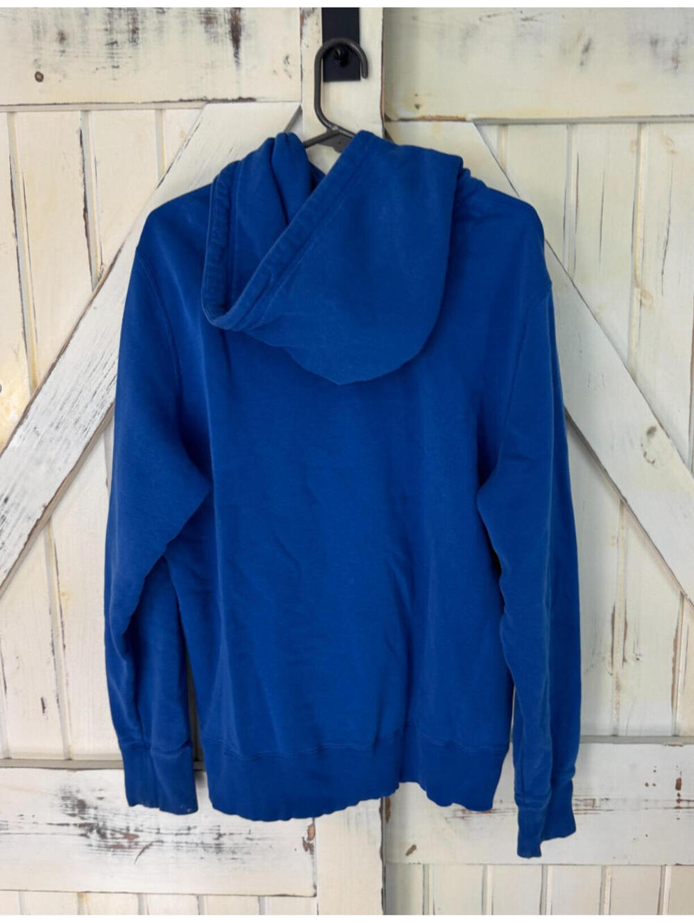 Nike Mens Hoodie Blue Pullover Swoosh Sweatshirt Athletic Casual, XL - Picture 4 of 4